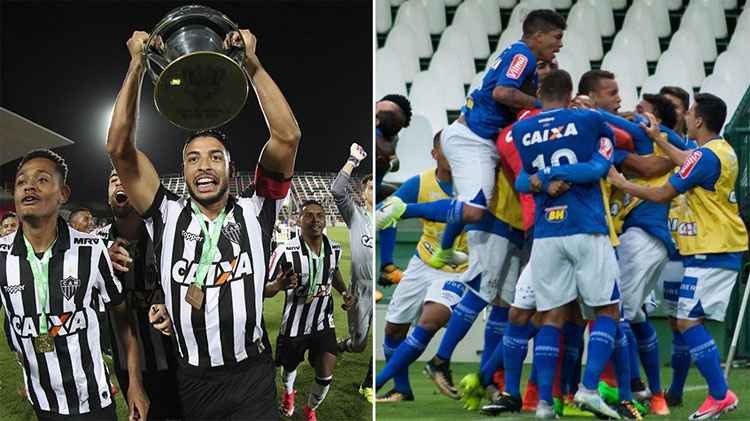 Atlético ganhou a Copa do Brasil Sub-20; Cruzeiro levantou o troféu do Brasileiro da categoria