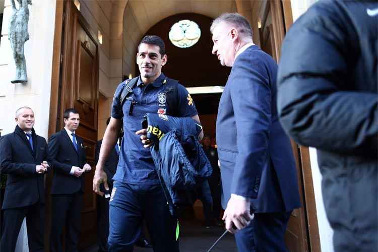 Com Tite, Diego Souza atua como centroavante e já marcou dois gols neste ano, contra Austrália