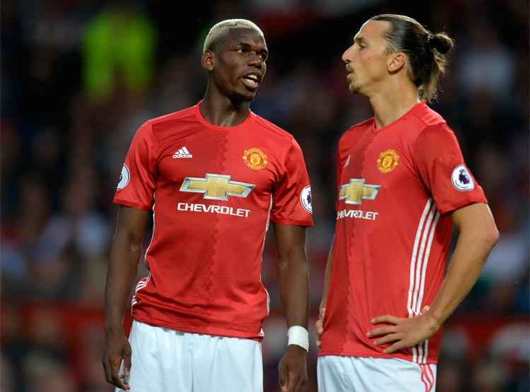 Afastados dos gramados, Pogba e Ibrahimovic estão próximos do retorno ao Manchester United