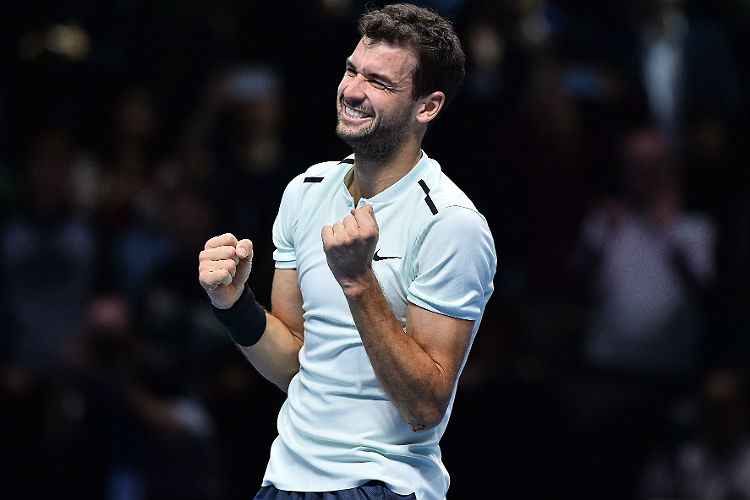 Dimitrov (foto) chegou aos 5.150 pontos, desbancando o alemão Alexander Zverev do terceiro posto