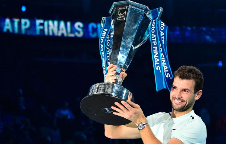 Além do Finals, Dimitrov venceu o Masters 100 de Cincinnati e outros dois títulos