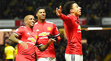 Jesse Lingard fecha o placar na goleada do Manchester United diante do Watford