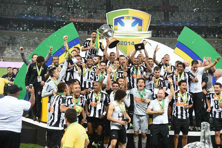 Atlético foi campeão da Copa do Brasil em 2014 ao vencer o rival Cruzeiro na grande final do torneio