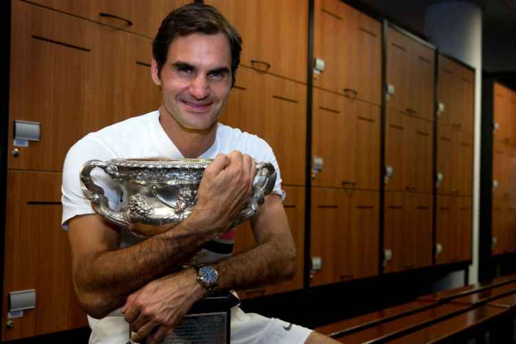 Federer chega ao seleto grupo com mais de duas dezenas de conquistas de Grand Slams