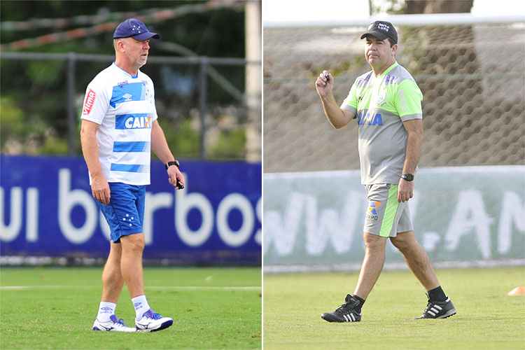Mano Menezes e Enderson Moreira comandam Cruzeiro e América desde julho de 2016