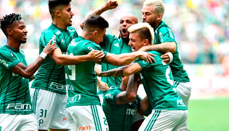 Palmeiras abriu 2 a 0, o Santos diminuiu, mas o Verdão conseguiu segurar o placar até o final