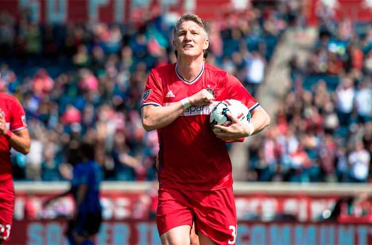 Schweinsteiger, atualmente no Chicago Fire, defendeu o Bayern de Munique durante 13 anos
