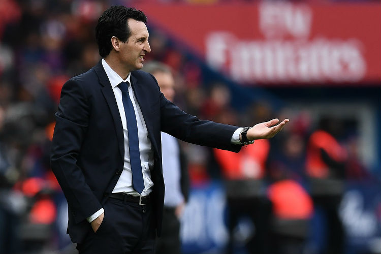 Unai Emery foi desclassificado da Liga dos Campeões com o PSG ao perder para o Real Madrid