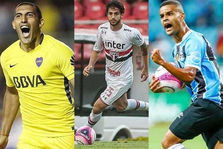 Ramón Ábila, Hudson e Alisson: jogadores deixaram o Cruzeiro e não conseguiram se firmar