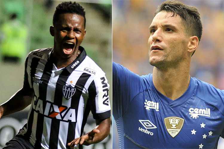 Maestros de Atlético e Cruzeiro, Cazares e Thiago Neves têm responsabilidades no clássico de domingo