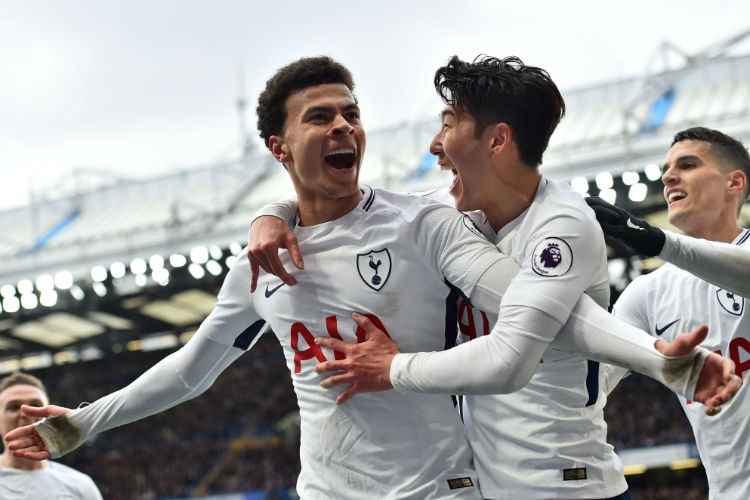 Dele Alli marcou dois gols na virada do Tottenham sobre o Chelse3a