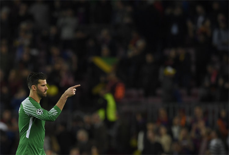 Goleiro Alisson ressaltou os erros que a equipe cometeu ao longo do jogo
