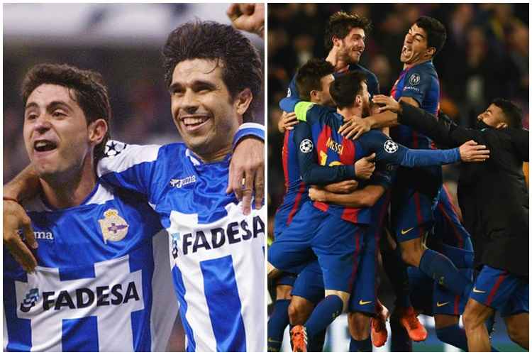 No século, apenas La Coruña e Barcelona conseguiram tirar uma vantagem de três gols