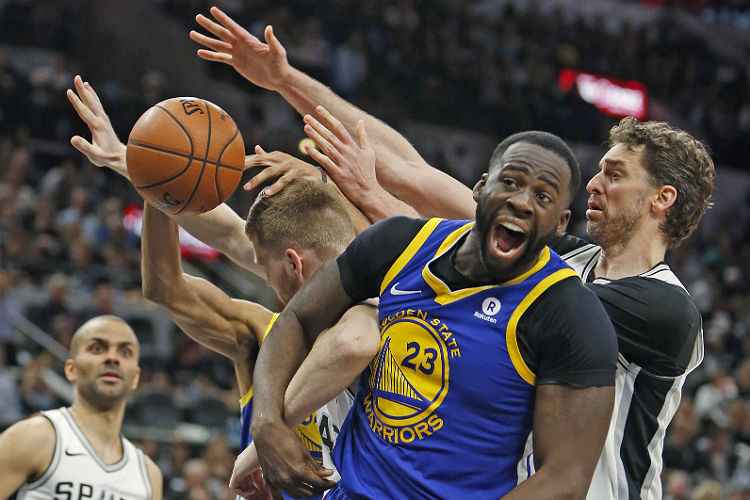 Golden State Warriors volta a vencer San Antonio Spurs e encaminha classificação nos playoffs da NBA