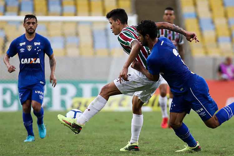Pedro marcou o gol do Fluminense na vitória por 1 a 0 sobre o Cruzeiro no Rio de Janeiro