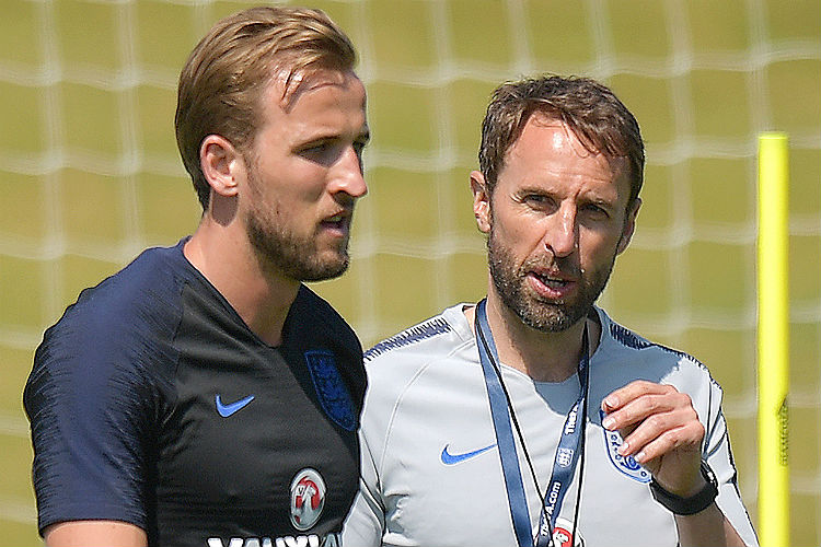 Astro do Tottenham, Harry Kane foi exaltado pelo técnico da Inglaterra, Gareth Southgate
