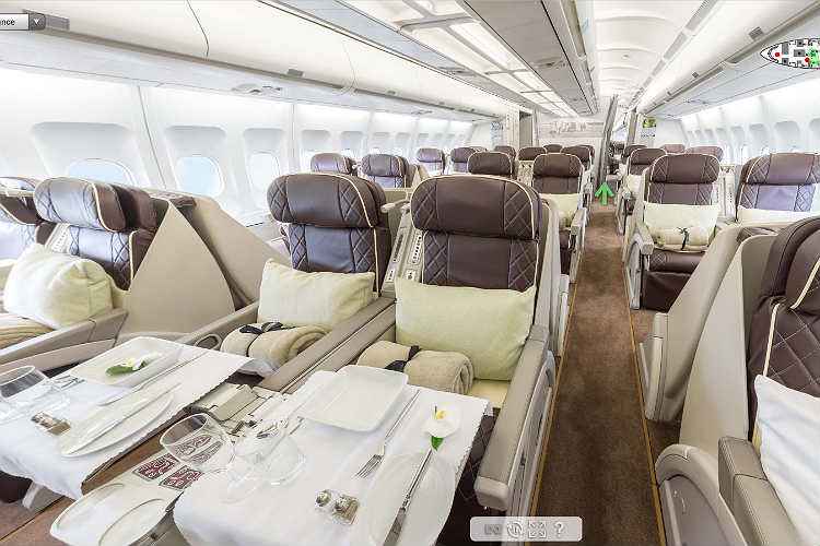 Público poderá acessar todos as pares do avião que levou a Seleção Brasileira para Londres