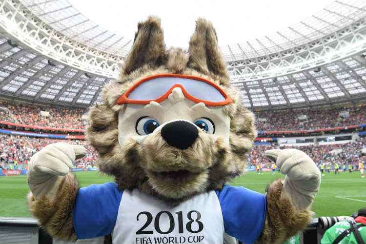 Lobo Zabivaka foi escolhido em votação como mascote representativo da Copa do Mundo na Rússia
