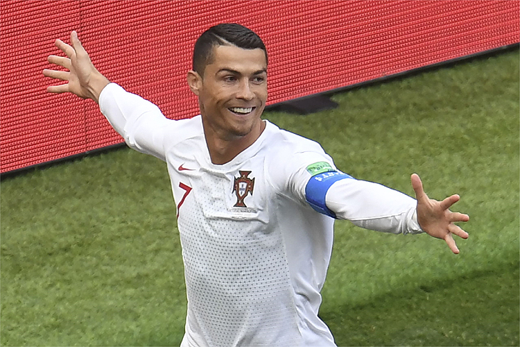 Cristiano Ronaldo marcou os quatro gols da Seleção Portuguesa nesta Copa do Mundo