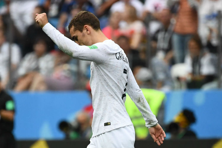 Griezmann marcou o segundo gol da partida contra 