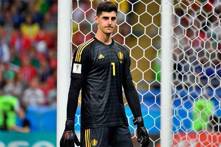 Courtois foi nome importante na vitória da Bélgica sobre o Brasil, que resultou na classificação