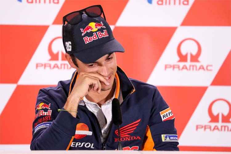 Pedrosa é o terceiro piloto que mais subiu no pódio na história da competição