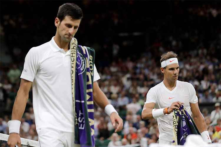 Djokovic e Nadal continuarão a jogar a semifinal neste sábado; jogo foi interrompido por causa da lei