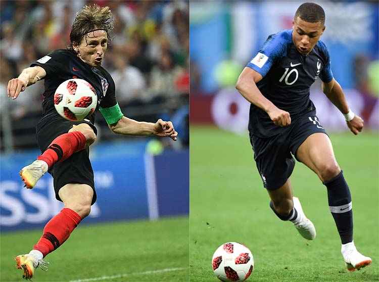 Luka Modric e Kylian Mbappé darão grande passo na briga para o craque da Copa em caso de título
