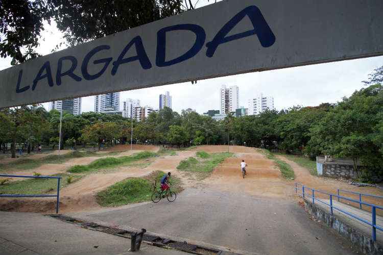 Mesmo sem o estádio, o Parque da Jaqueira ainda é voltado para a prática esportiva