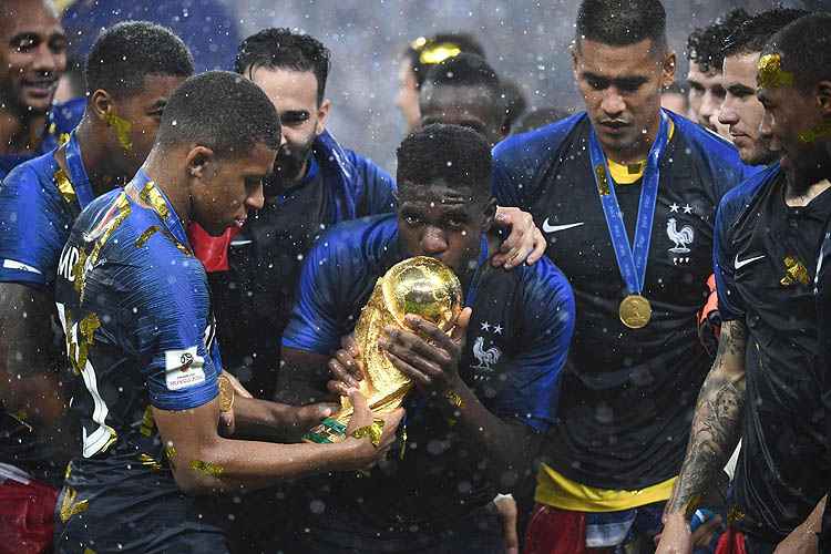 França ganhou sua segunda Copa do Mundo, na Rússia, após goleada sobre a Croácia