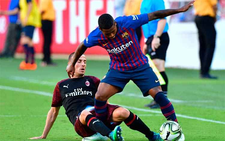 O Barcelona jogou a International Champions Cup nos Estados Unidos, na pré-temporada