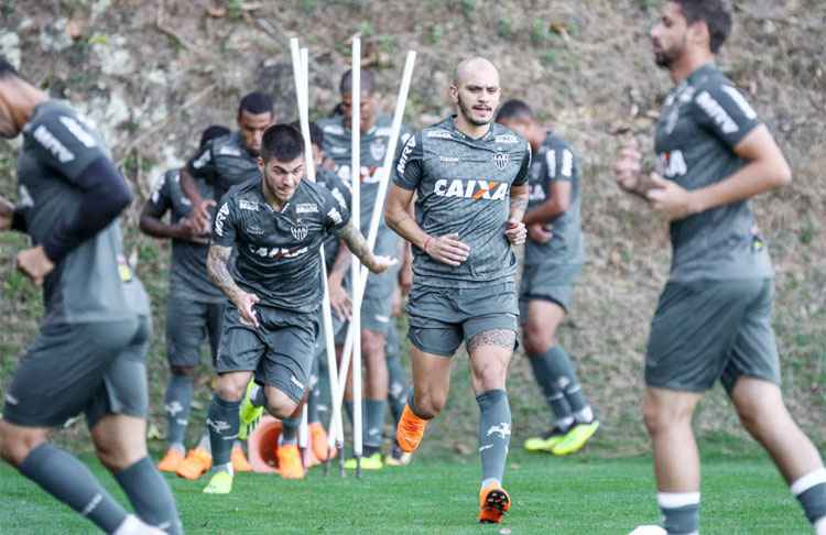 Atlético se preparou durante toda a semana para enfrentar o Corinthians, em São Paulo