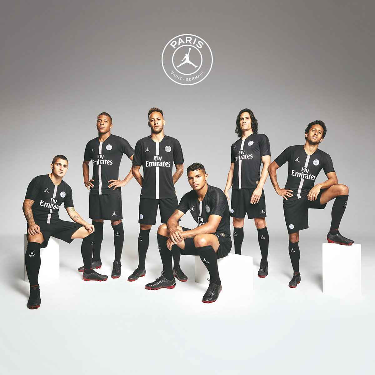 A marca Jordan Jumpman estará presente em até 90 itens do Paris Saint-Germain