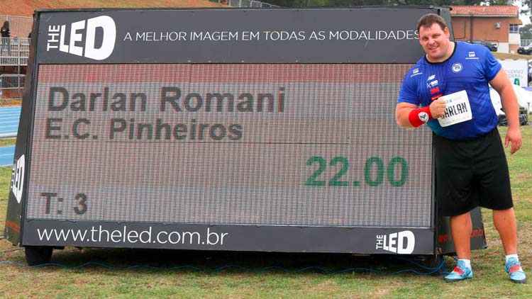 Darlan Romani bateu o recorde sul-americano