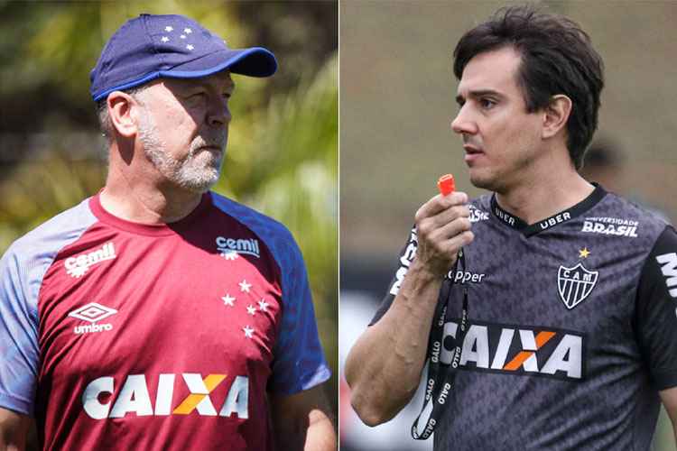 Mano Menezes e Thiago Larghi adotaram o mistério nos treinos que antecederam o clássico