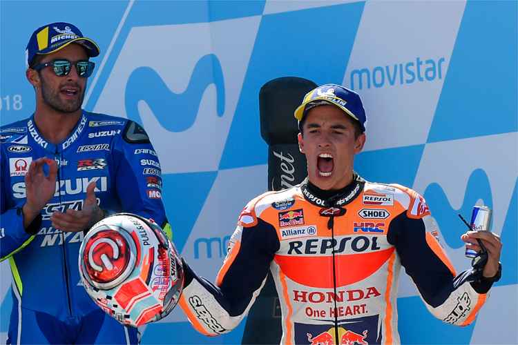 Piloto da Honda soma 246 pontos, contra 174 do italiano Andrea Dovizioso