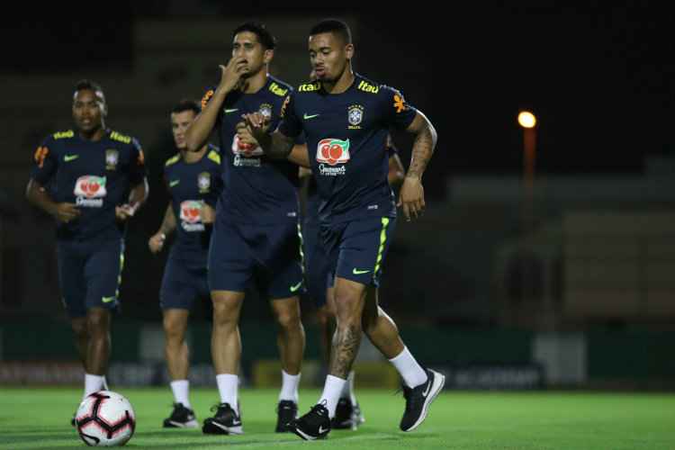 Seleção Brasileira realizou nesta segunda-feira o seu último treinamento antes do amistoso contra Argentina