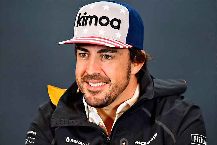 Em Austin (Texas) para o GP dos EUA de Fórmula 1, Alonso pensa em voltar a correr as 500 milhas