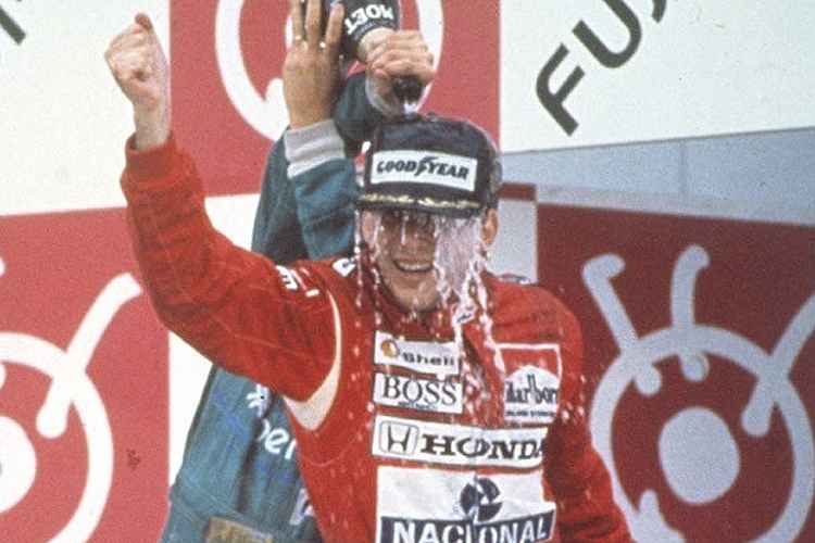 Última ultrapassagem de Senna na corrida foi contra o rival e companheiro de equipe, Alain Prost
