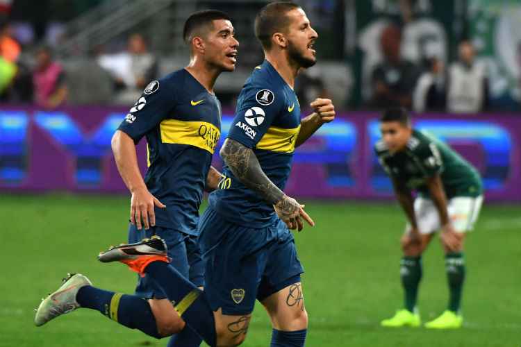 Dario Benedetto novamente foi o carrasco palmeirense e marcou o gol do empate do Boca Juniors