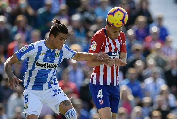 Atlético de Madrid vencia o Leganés por 1 a 0, mas acabou cedendo o empate, fora de casa