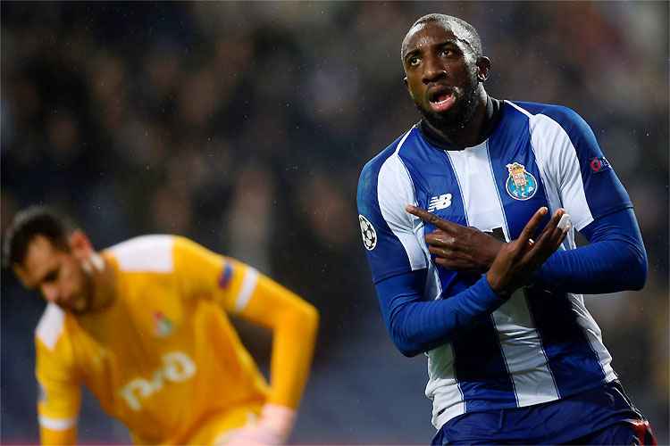 Moussa Marega balançou as redes na goleada do Porto diante do Lokomotiv no Estádio do Dragão