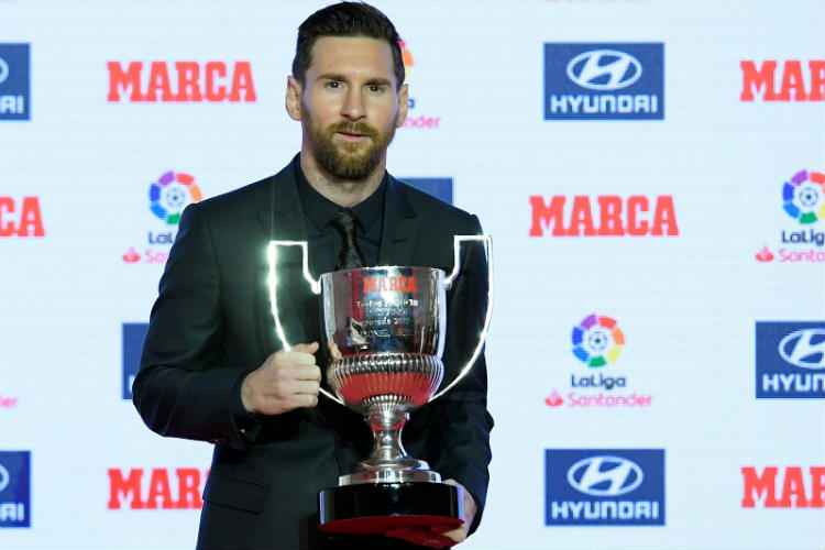 Messi é o maior vencedor do prêmio que é concedido pela La Liga em parceria com o jornal Marca