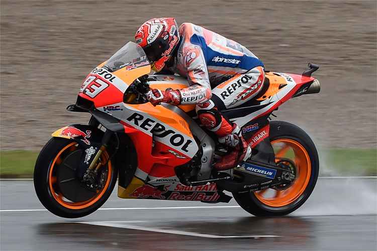 Espanhol Marc Márquez, campeão antecipado, foi o mais rápido desta sexta