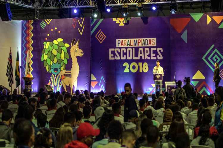 Atletas de 12 a 17 anos participam do evento, que serve como seletiva para o Camping Escolar Paralímpico 2019