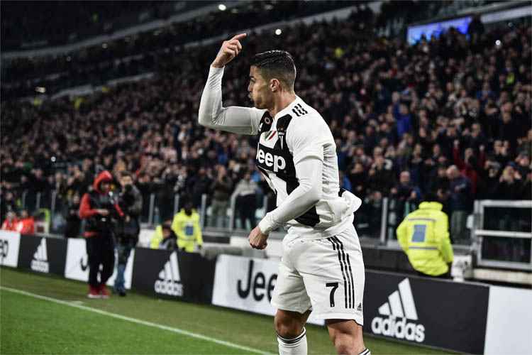 Juventus de CR7 foi a 37 pontos e abriu nove de vantagem para a vice-líder Napoli