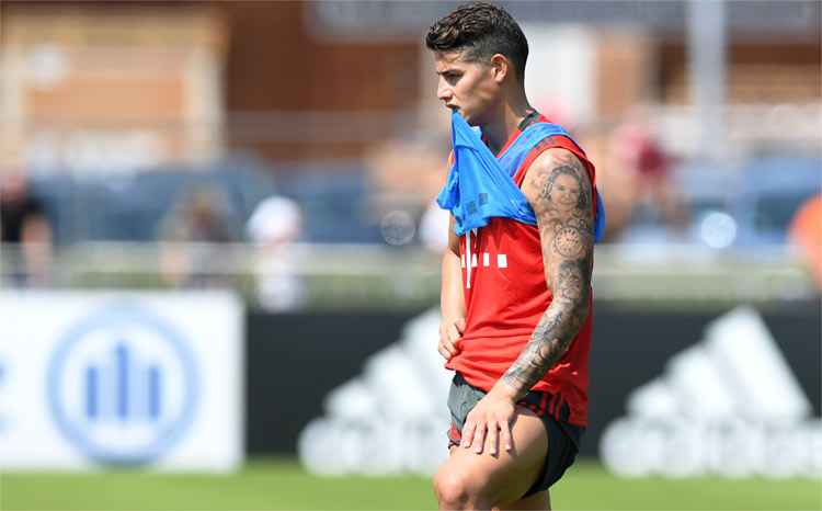 James frisou que se continuar a receber poucas oportunidades no Bayern, pode deixar o clube