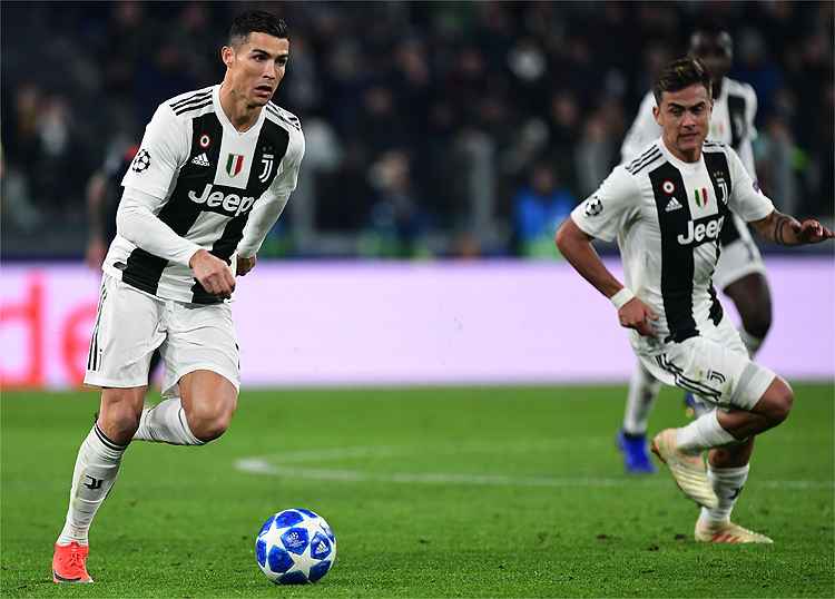 Cristiano Ronaldo, estrela da Juventus, é um dos atrativos da DAZN nas transmissões do Italiano