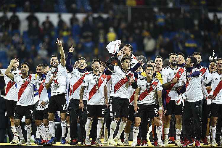 River Plate venceu Boca Juniors por 3 a 1, no Santiago Bernabéu, em Madri, e ganhou a Libertadores