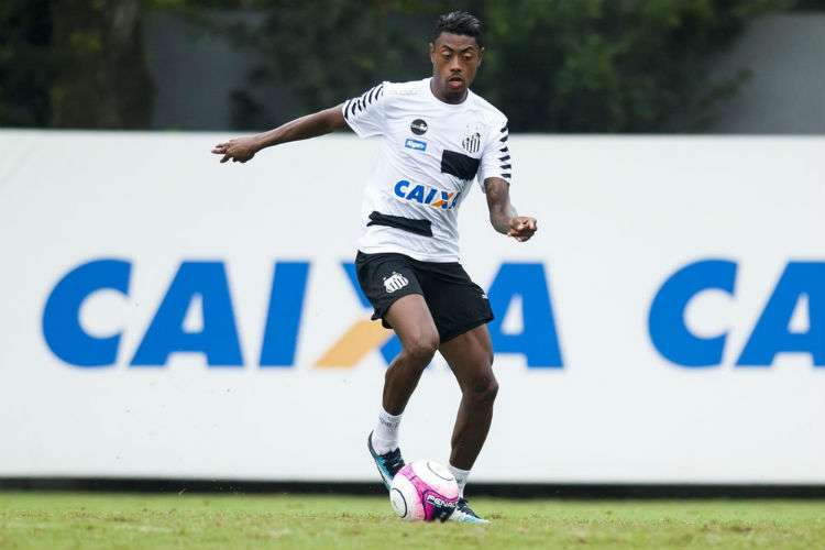 Bruno Henrique fez boa temporada pelo Santos em 2017, quando marcou 18 gols em 53 jogos